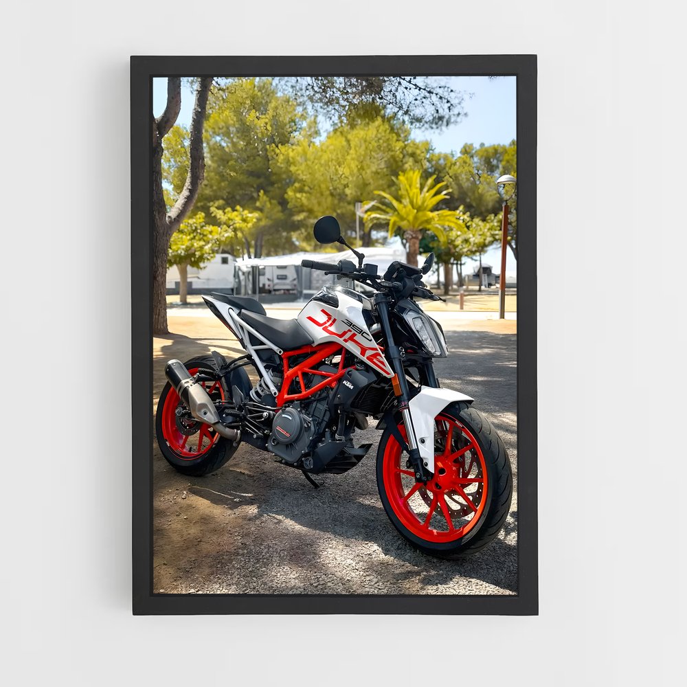 Poster Moto en Liberté – affiche KTM Moto (vue 2)